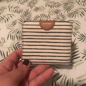 Striped Fossil Wallet